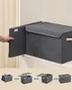 SONGMICS úložné boxy se víkem, skládací, sada 3 kusů, 50 x Náhled obrázku produktu 7