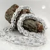 8mm Kette Königskette vierkant glänzend 925 Silber Produktbild-Vorschau 3
