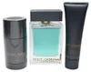 Dolce & Gabbana The One Gentleman Set mit türkisfarbenem Eau de Toilette, schwarzem Deostick und passendem Duschgel für Herren. Anteprima dell’immagine prodotto