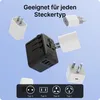 VOOMY Reiseadapter Weltweit 6-in-1 – für 200+ Länder – 35W Produktbild-Vorschau 6