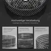 A montage of images showcasing a glass sink basin with text highlighting its features. Anteprima dell’immagine prodotto