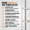 MONZANA® Schwerlastregal 170x75x30cm 280kg 4 MDF-Platten Produktbild-Vorschau 6