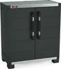 Keter Armoire de rangement basse Garage XL Noir et argent Voir les images du produit 7