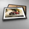 Gerahmtes Poster - Schwarzer Rahmen - Mg Rot Auto - 40x30 Produktbild-Vorschau 3