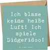 Mr. & Mrs. Panda Klappkarte Spruch Didgeridoo Spieler - Produktbild-Vorschau 1