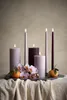 UYUNI LIGHTING Pillar LED-Kerze Rustic light lavender Produktbild-Vorschau 5