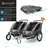 KESSER® Kinderanhänger Fahrradanhänger 360° Drehbar mit Produktbild-Vorschau 7
