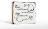 Holzschild Spruch 18x12cm tanze liebe singe lebe als gäbe Produktbild-Vorschau 1