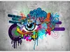 Vlies Fototapete - Graffiti eye 150x105 cm Streetart Produktbild-Vorschau 5
