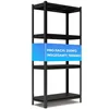 ALL Premium Metallregal Schwarz Schwerlastregal 180x90x40cm Produktbild-Vorschau 1