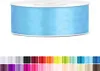 Satinband 25mm Hellblau - 25 Meter Rolle Geschenk- & Produktbild-Vorschau 1