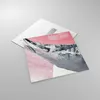 Bilder auf glas - Einteilig - Rosa Grau Farbe - 70x70cm - Produktbild-Vorschau 2