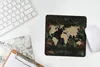 MuchoWow® Mauspad Mousepad Weltkarte - Blumen - Pflanzen Produktbild-Vorschau 5