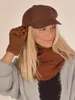 styleBREAKER Uni Strick Loop Schal kariert, Uni Feinstrick Produktbild-Vorschau 2