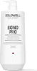 A white bottle of Goldwell Dualsenses Bond Pro Fortifying Shampoo with a pump dispenser. Podgląd zdjęcia produktu