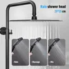 Rainsworth Duschsystem mit Thermostat, 25cm Edelstahl Produktbild-Vorschau 3