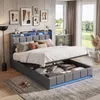 Letto imbottito INONEFT, 140 x 200 cm, letto a molle con Anteprima dell’immagine prodotto 1