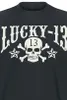 Lucky 13 T-Shirt Herren Skull Stars schwarz L Produktbild-Vorschau 5