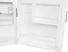 The interior of an open, empty refrigerator. Produktbild-Vorschau