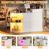 Empfangstheke mit LED-Beleuchtung, L-förmiger Produktbild-Vorschau 2