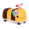 B. Voiture à roulettes en bois - Abeille à roulettes en Voir les images du produit 2