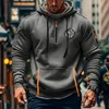 ASKSA Herren Hoodie Basic Jogging Sport Hoodie Kordelzug Produktbild-Vorschau 2