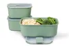 Mepal set easyclip 3 pezzi (2 x 450 ml + 1000 ml) - salvia Anteprima dell’immagine prodotto 9
