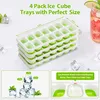 Eiswürfelform 2 Pack, Eiswürfelbehälter mit Deckel 28 Produktbild-Vorschau 5