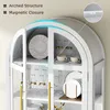 Vetrina espositiva con illuminazione a LED, altezza 180 cm, Anteprima dell’immagine prodotto 6