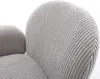 DELIFE Freischwinger Nube-Flex mit Armlehnen Cord Produktbild-Vorschau 4