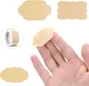 Braune selbstklebende Etiketten auf Rolle 300 Stück 3x5 cm Produktbild-Vorschau 2