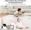 4.3" Babyphone mit Kamera,  WLAN 2MP Video Babyfon mit App, Produktbild-Vorschau 5