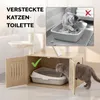 FCH Katzenbaum mit Katzenklo Schrank, 135 cm hoch, mit Produktbild-Vorschau 8
