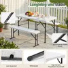 Sekey Bierzeltgarnitur Klappbar 3-teilig 110cm Produktbild-Vorschau 4