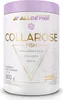 A white cylindrical container of a dietary supplement with a purple lid. Produktbild-Vorschau