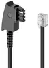 deleyCON 6m Telefonkabel TAE-F Stecker auf RJ11 Stecker Produktbild-Vorschau 3