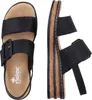 Rieker, Damen Sandalette, Schwarz, 40 EU, Keilabsatz, Produktbild-Vorschau 17