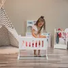Bandits & Angels Puppenwiege aus Holz weiß für Mädchen – Produktbild-Vorschau 6