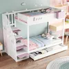 Letto a castello Sweiko per bambini 90x200 cm, con motivi Anteprima dell’immagine prodotto 2
