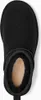 A top-down view of a black Ugg boot. Voir les images du produit