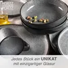 Moritz & Moritz ORGANIC 24 tlg. reaktiv Grau Geschirrset Produktbild-Vorschau 6
