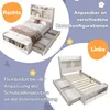 Flieks Klassisches Bett Holzbett 90x200cm mit 2 Schubladen, Produktbild-Vorschau 6