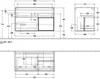Villeroy & Boch G122GMPD Waschbeckenunterschrank Finion G12 Produktbild-Vorschau 2