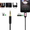1m schwarz - USB-C zu AUX 3,5mm stecker Klinke Audio kabel Produktbild-Vorschau 2