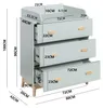 Wickeltisch Mobili Rebecca Tessen 100x80x42 MDF Kiefer Produktbild-Vorschau 7