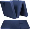 sunnypillow Premium Klappmatratze 80 x 195 x 15cm Blau | Produktbild-Vorschau 1