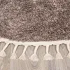 Volero - Teppich Hochflor Rund - Lofty Fringe Taupe - Ø 100 Produktbild-Vorschau 9
