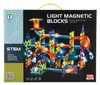 Magnetická plastová guľôčková dráha, 110 dielov, 16 guľôčok Náhľad obrázku produktu 3
