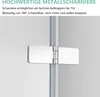 IMPTS Duschwand für Badewanne 140x140cm 3-teilig Faltwand Produktbild-Vorschau 6