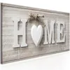 Vlies Leinwandbild - Beloved Home 120x40 cm Text Produktbild-Vorschau 2